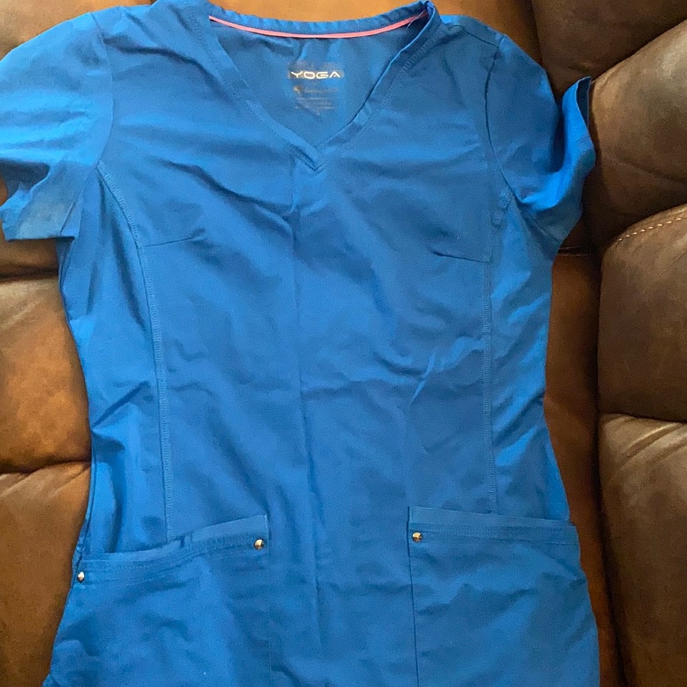 Healing hands scrub top